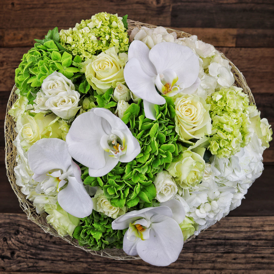 Rose, Orchid, and Hydrangea Bouquet